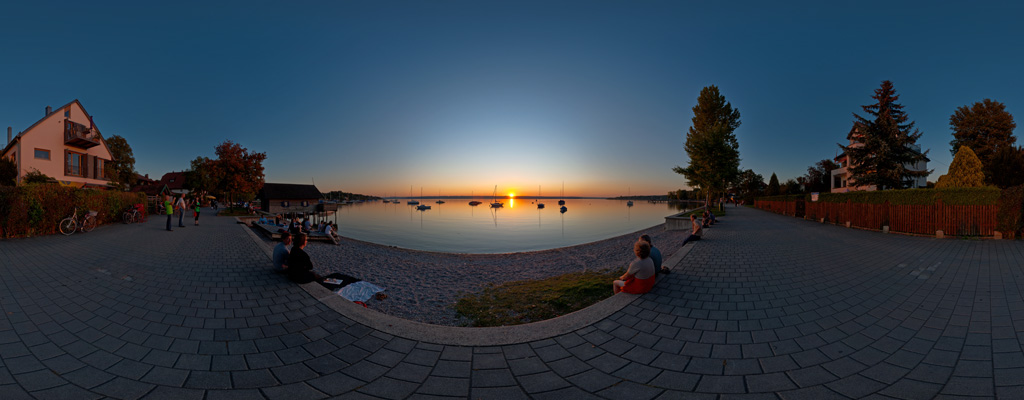 Panorama-Fotografie Ammersee Herrsching am Ammersee